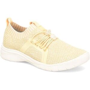 Align Women's Torri Pale Yellow Knit Elastic Sneakers